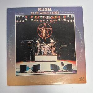 Rush All The World's A Stage Vinyl 1976 Double LP Vintage Classic Rock  Album